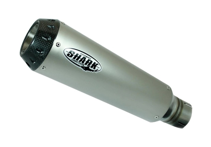 SHARK ENDSCHALLDÄMPFER Titan/Carbon silber TRC-10 für DUCATI Monster/+ EURO5  