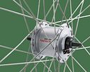 Vorschaubild CONTEC Vorderrad Classic Z19 + Shimano DH-C3000 28 Zoll silber