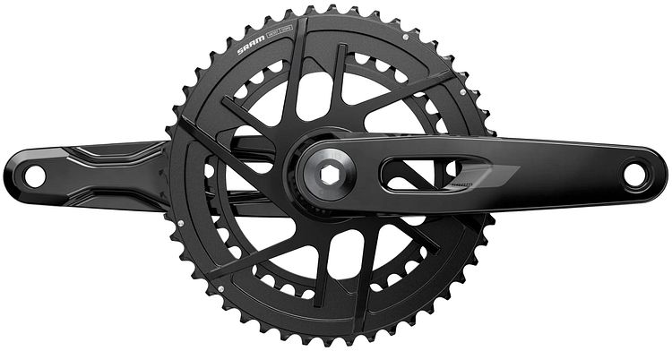 SRAM Kettenradgarnitur Rival E1 35/48 Zähne schwarz 172,5 mm Kurbellänge