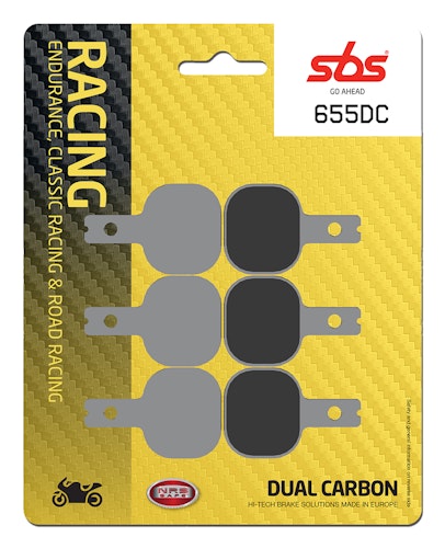 SBS Bremsbelag 655DC Road Racing Dual Carbon