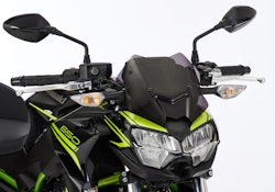 ERMAX Naked-Bike-Scheibe Acrylic durchsichtig Schwarz getönt für KAWASAKI Z650