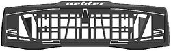 Uebler Kennzeichenhalterung für Heckträger F14/F24/F34 schwarz