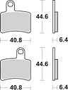 Vorschaubild SBS Bremsbelag 896HF Street Ceramic