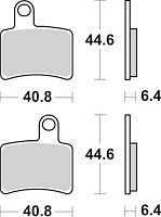 SBS Bremsbelag 896HF Street Ceramic