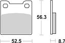 Vorschaubild SBS Bremsbelag 701HF Street Ceramic