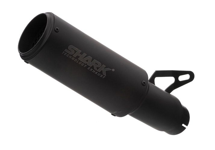 SHARK SLIP-ON Edelstahl beschichtet schwarz-matt RCT  für HONDA CB750 Hornet EURO5 EURO5+ 