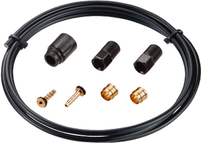 Tektro Bremsleitungs-Kit 2000 mm schwarz Ø 5,5, Standard Anschluss