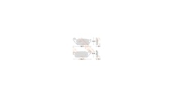 TRW Bremsbelag Typ SRM Sintermetall mit ABE, Bremsbelag "MCB 845" Satz
