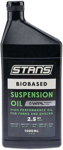 Stan's Universalöl Biobased Suspension Oil 1 Liter 2,5 W Viskosität
