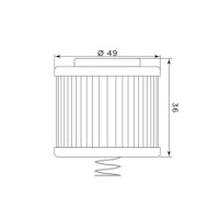 MIW Ölfilter Y4020 für Bajaj, Yamaha