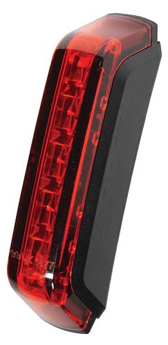 Trelock Rücklicht COB Line E schwarz/rot