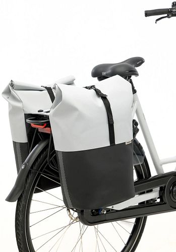 New Looxs Doppeltasche Nyborg Double light grey / black MIK