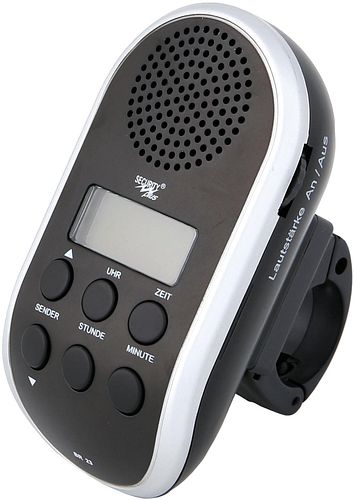 Security Plus Fahrradradio BR23 schwarz silber