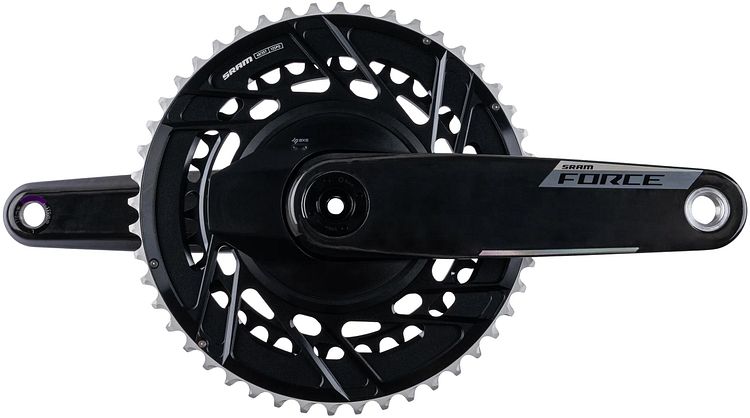 SRAM Kettenradgarnitur Force AXS E1 35/48 Zähne 170 mm schwarz