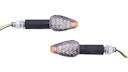 Vorschaubild Spec-X LED-Blinker Tips Schwarz 40 mm Lang Paar