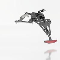 HIGHSIDER pro Kennzeichenhalter Akron-RS Kawasaki