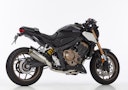 Vorschaubild SHARK KOMPLETTANLAGE Titan silber SRC 4 für HONDA CB650R,CBR650R EURO4  