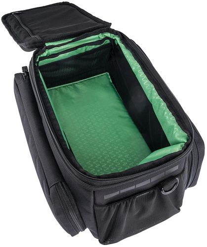 CONTEC Gepäckträgertasche Via Explorer schwarz inkl. vormontiertem AVS Adapter