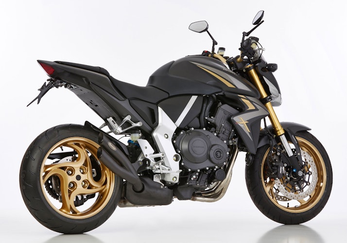 HURRIC SLIP-ON Schalldämpfer Pro 2 Edelstahl beschichtet für HONDA CB1000R