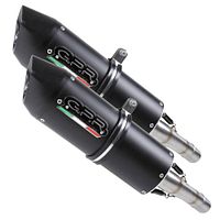 GPR Endschalldämpfer Kawasaki Z 1000 2007/09 Pair EC-Approv. slip-on exhaust catalized Furore Ner