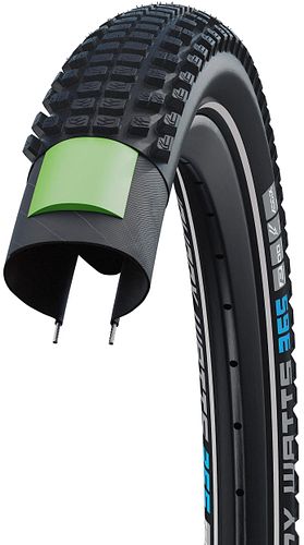 Schwalbe Johnny Watts 365 Performance Line Reifen 27,5 Zoll schwarz schwarz / Reflex 2,60" Draht, GreenGuard