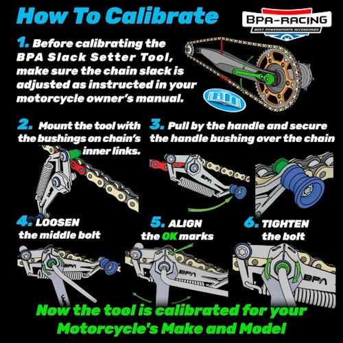 BPA-Racing Kettenspanner Ketten Einstellwerkzeug
