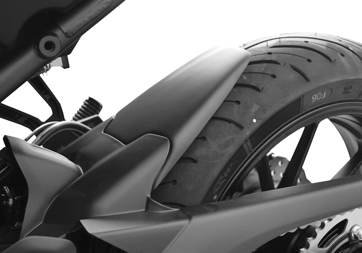 BODYSTYLE Hinterradabdeckungsverlängerung ABS Kunststoff schwarz-matt für YAMAHA Tracer 7/GT, Tracer 700