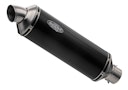 Vorschaubild SHARK ENDSCHALLDÄMPFER Aluminium eloxiert/Endkappe Edelstahl gebürstet schwarz Trophy Endschalldämpfer Ø60 mm L360mm e3 1218 (9) / e24 00040G Universal
