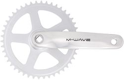 M-Wave Kettenradgarnitur 46 Zähne silber