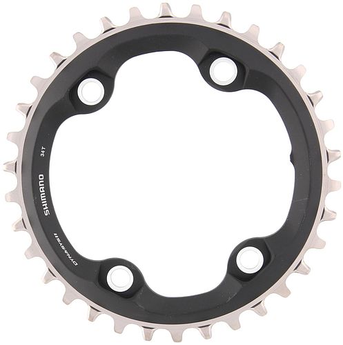 Shimano Kettenblatt SLX SM-CRM70 34 Zähne schwarz/silber