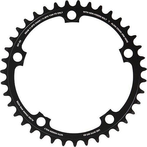 SRAM Kettenblatt Road Double 39 Zähne schwarz