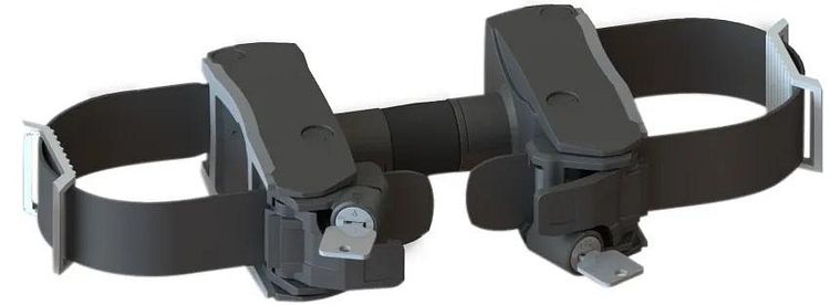 Uebler Haltearm schwarz, silber