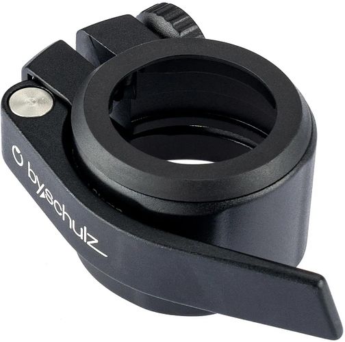 by,schulz Sattelklemmschelle 45 mm schwarz innen fixed Pin-QR<BR >Werkzeuglose Höhenverst