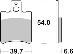 SBS Scooterbelag 114HF Street Ceramic