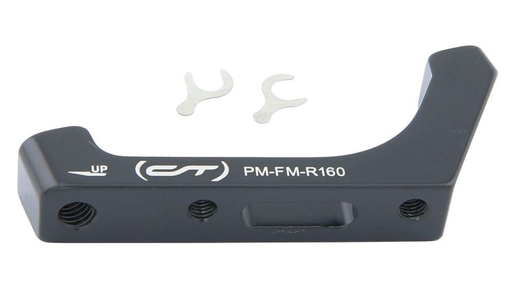 CONTEC Scheibenbremsadapter CDA-PM-FM 160 mm schwarz PM Bremse - FM Rahmen, hinten