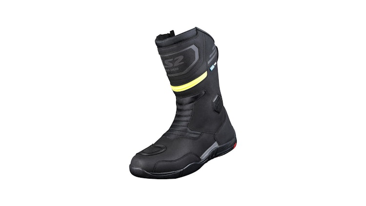 LS2 Stiefel Goby Man WP Black-Red Gr. 45
