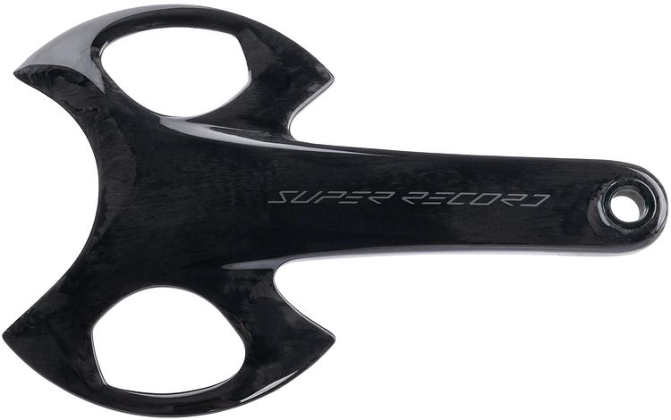 Campagnolo Kurbelsatz Super Record WRL 13S 165 mm schwarz 2-fach