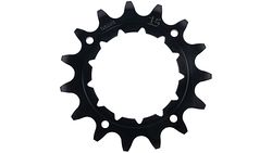 KMC Steck-Zahnkranz 15 Zähne 1/2" x 1/8" Aluminium für Rohloff schwarz