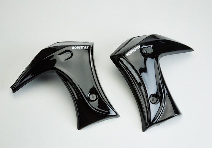 BODYSTYLE Sportsline Kühlerseitenverkleidung  ABS Kunststoff schwarz für YAMAHA FZ8 