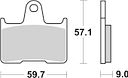 Vorschaubild SBS Bremsbelag 765LS Street Sinter