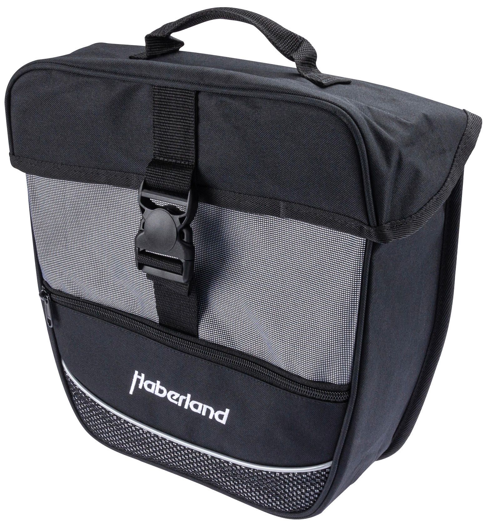 Haberland Einzeltasche Einsteiger-Serie schwarz,silber