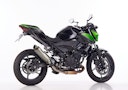 Vorschaubild SHARK SLIP-ON Titan silber SRC 4 für KAWASAKI Ninja 400,Z400 EURO5  