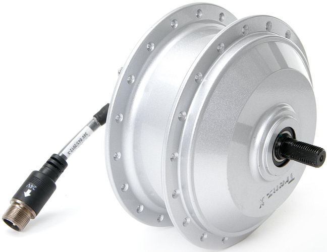TranzX Motor M01 VR 26 Zoll silber