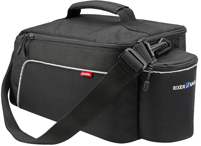 Rixen & Kaul Gepäckträgertasche Rackpack Light schwarz mit Racktime Adapter