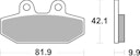 Vorschaubild SBS Bremsbelag 949H.LS Street High Performance Sinter