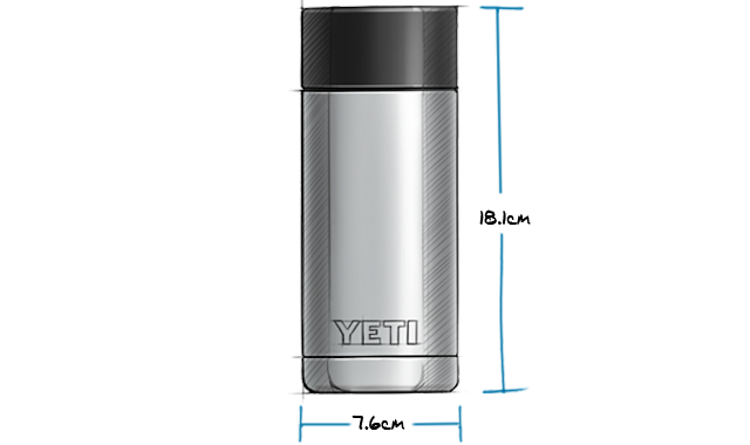YETI Trinkflasche RAMBLER 12 oz. (354 ml) -  mit HotShot Verschluss