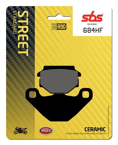 SBS Bremsbelag 684HF Street Ceramic