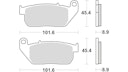 Vorschaubild TRW Bremsbelag Typ SV, Sintermetall, Bremsbelag "MCB 753" Satz