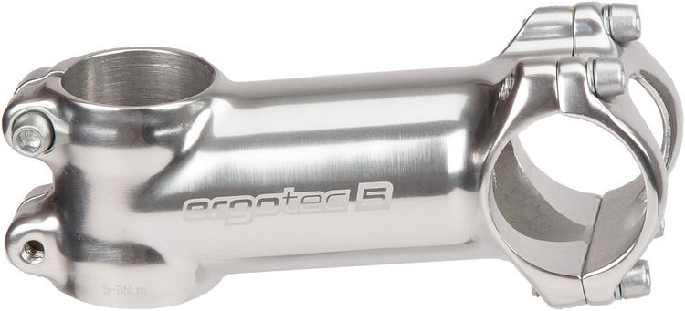 ErgoTec Vorbau Shark 110 mm silber