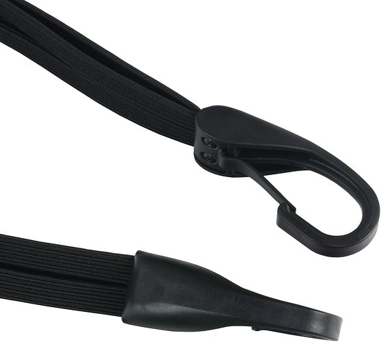 Widek Spanngurt Hanke 57 cm schwarz 4-fach